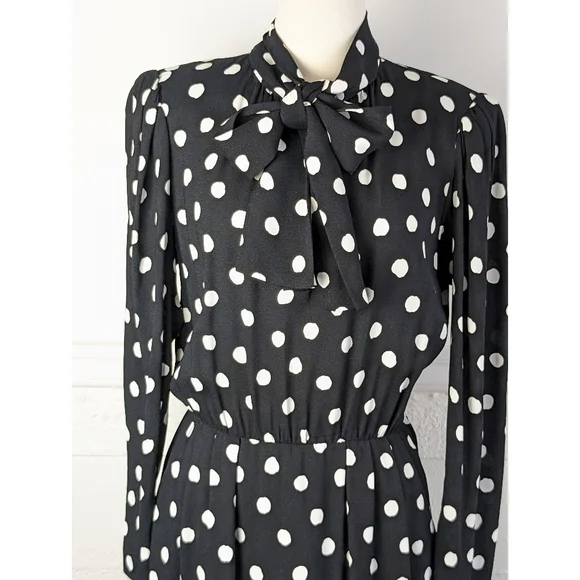 Saint Laurent • Rive Gauche Vintage Polka Dot Dress